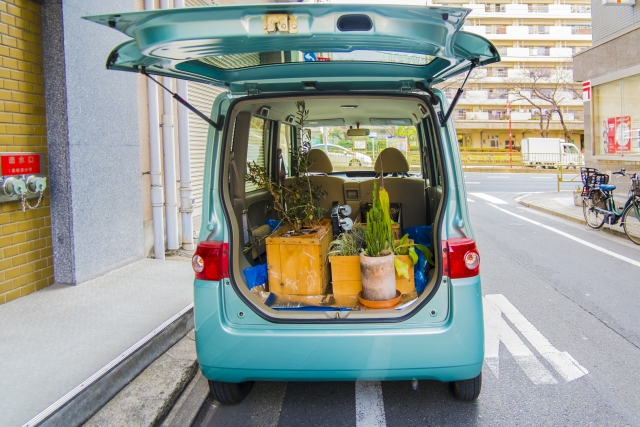 車検　車の荷物　載せたままでもいい